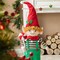 Set of 2 39"/26"H Telescoped Fabric Christmas Boy Elf Standing Décor